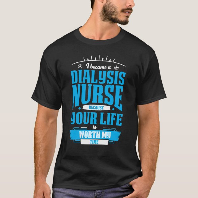 Camiseta Enfermeira De Diálise Enfermeira De Rins Heróis En (Frente)