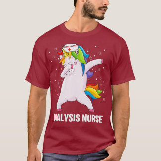 Camiseta Enfermeira de Diálise Engraçada Enfermeira Unicóri