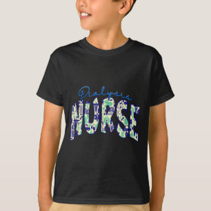 Camiseta Enfermeira de Diálise Engraçada Minimalista Nefrol