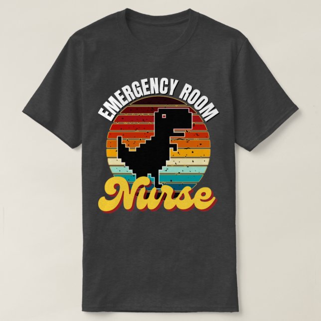 Camiseta Enfermeira de emergência (Frente do Design)