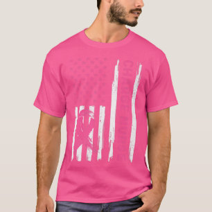 Camiseta Enfermeira de Enfermeira Americana Cancer Awa