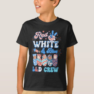 Camiseta Enfermeira de Entrega de Mão de Obra Azul Branco V
