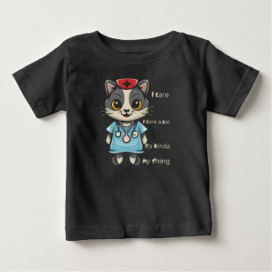 Camiseta Enfermeira de Gatos: É a minha coisa