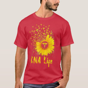 Camiseta Enfermeira de girassol da CNA Life
