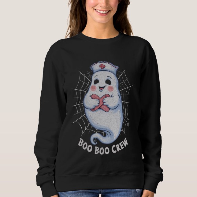 Camiseta Enfermeira de Halloween da Boo Boo (Frente)