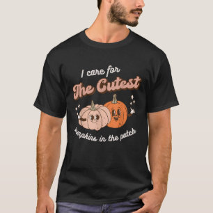 Camiseta Enfermeira de Halloween Enfermeira Abóbora Pumpkin