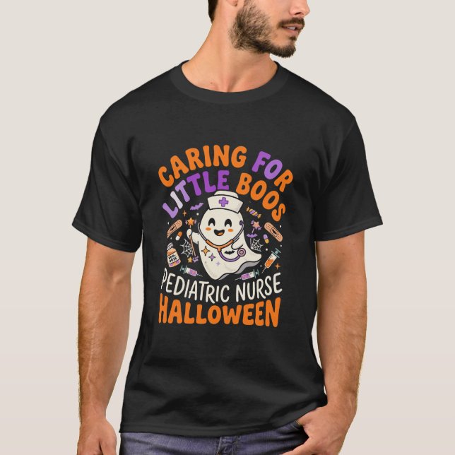 Camiseta Enfermeira de Halloween Pequenos Buás (Frente)
