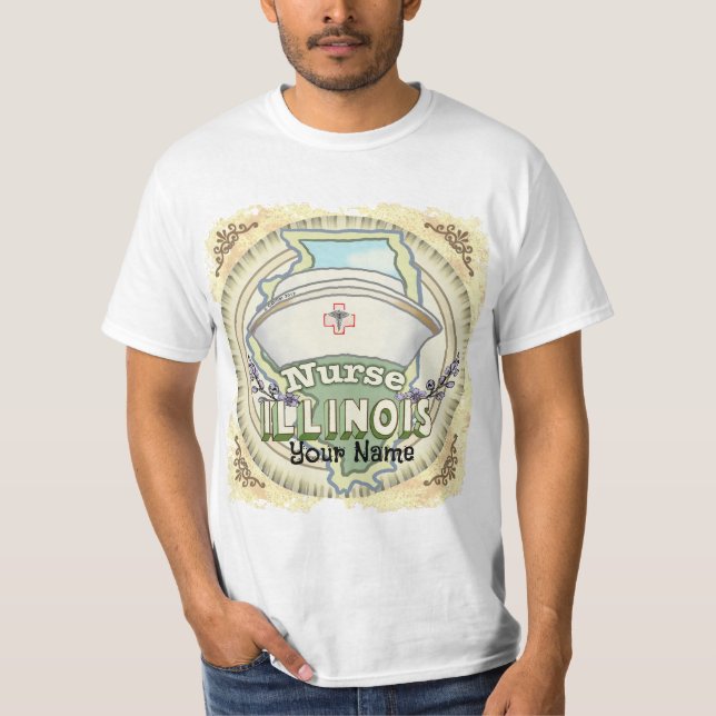 Camiseta Enfermeira de Illinois (Frente)