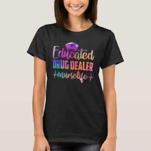 Camiseta Enfermeira de Medicina Educada Enfermeira de Vida