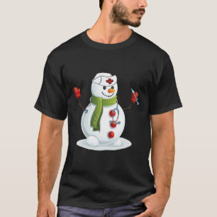 Camiseta Enfermeira de Natal Divertida Enfermeira Neve Regi