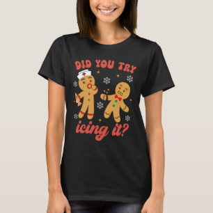 Camiseta Enfermeira de Natal divertida, Gingerpão Homem Voc