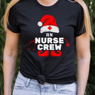 Camiseta Enfermeira de Natal Enfermeira Enfermeira