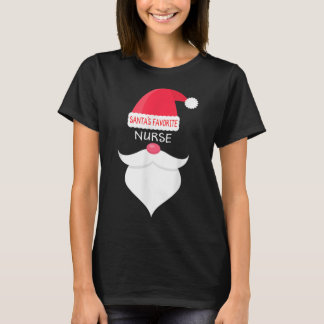 Camiseta Enfermeira de Natal engraçada, enfermeira favorita