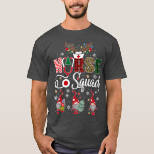 Camiseta Enfermeira de Natal Tripulando Xmas Enfermando Pij