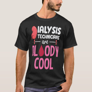 Camiseta Enfermeira de Nefrologia Renal Técnica de Diálise 