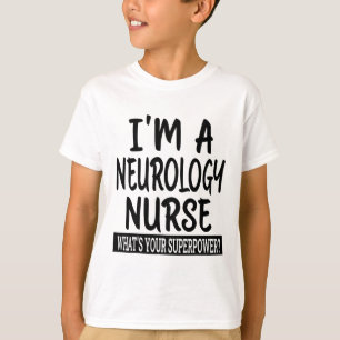 Camiseta Enfermeira de Neurologia Enfermagem Divertida Esco