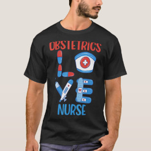 Camiseta Enfermeira de Obstetrícia Ama Design de Enfermagem