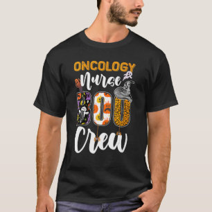 Camiseta Enfermeira de Oncologia Boo Crew Halloween Para Me