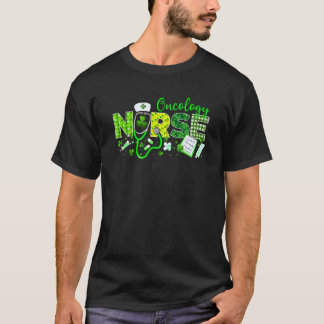 Camiseta Enfermeira de Oncologia Dia de São Patrício Amor E