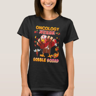 Camiseta Enfermeira de Oncologia Gobble Squad Dabbing Peru
