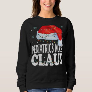 Camiseta Enfermeira de Pediatria Claus Natal Engraçado Cois