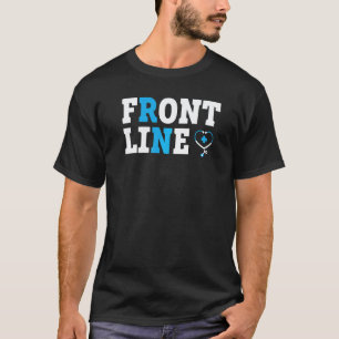 Camiseta Enfermeira de primeira linha Rn Enfermeira registr