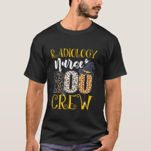 Camiseta Enfermeira de Radiologia Boo Crew Halloween Boo Fa