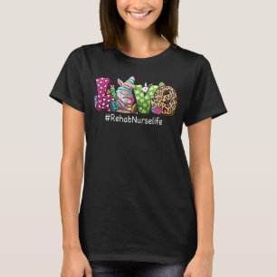 Camiseta Enfermeira de reabilitação Enfermeira de amor Gnom