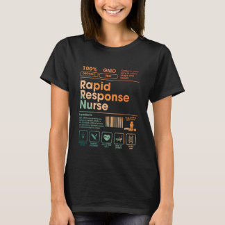 Camiseta Enfermeira de Resposta Rápida Enfermagem Enfermeir