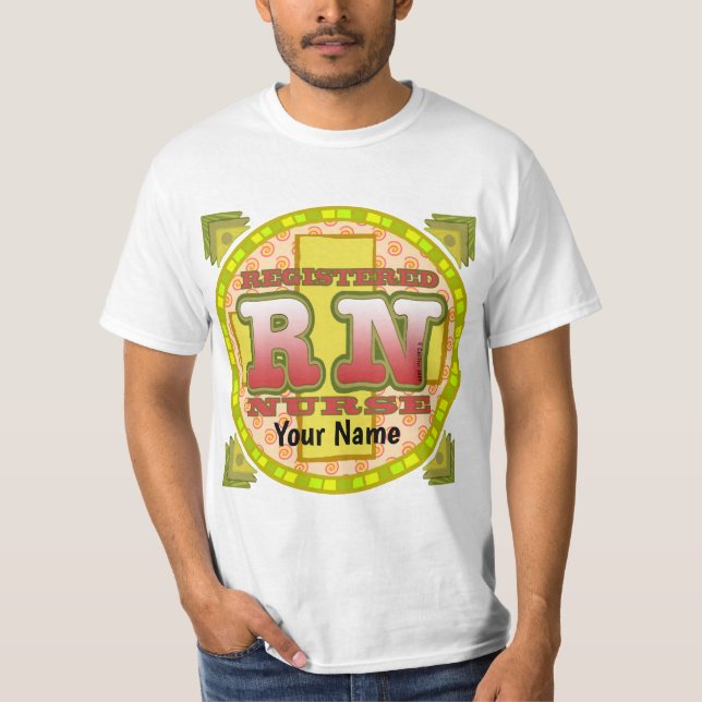 Camiseta Enfermeira de RN Cruzada (Frente)