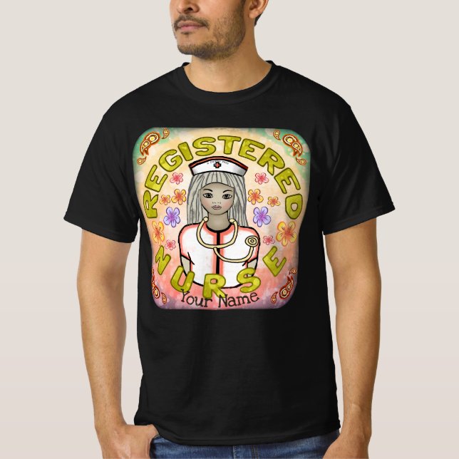 Camiseta enfermeira de RP trabalhando (Frente)