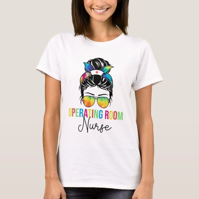 Camiseta Enfermeira de Sala de Cirurgia (Frente)