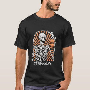 Camiseta Enfermeira de Sala de Emergência ER Vida Café Esqu