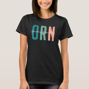 Camiseta Enfermeira de Sala de Operação do Trabalho ORN Apr