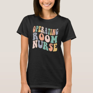 Camiseta Enfermeira de Sala de Operações Vintage Retro ou E