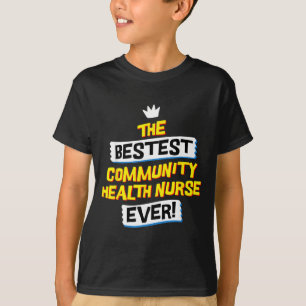 Camiseta Enfermeira de Saúde Comunitária Ocupação de Trabal