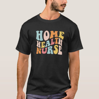 Camiseta Enfermeira de Saúde Domiciliar Groovy Registro de 
