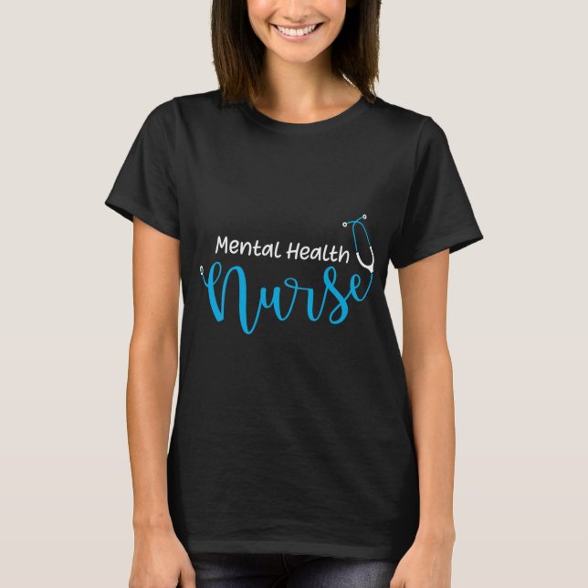 Camiseta Enfermeira de Saúde Mental (Frente)