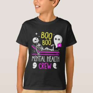Camiseta Enfermeira de saúde Psych Boo Boo Crew Enfermando