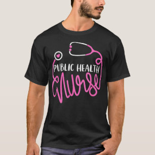 Camiseta Enfermeira de Saúde Pública RN Enfermagem de Saúde