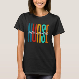 Camiseta Enfermeira de Saúde Pública Trabalho Escola Divert