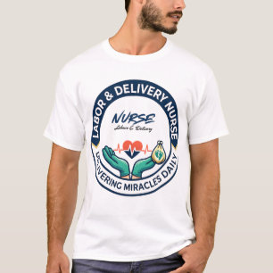 Camiseta Enfermeira de Trabalho de Parto e Parto Entregando