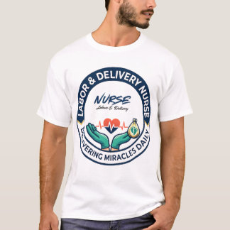 Camiseta Enfermeira de Trabalho de Parto e Parto Entregando