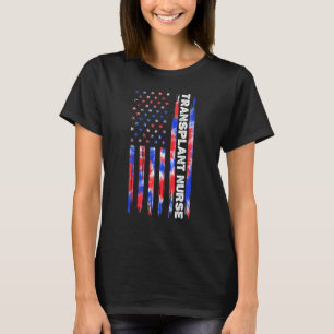 Camiseta Enfermeira de Transplante Enfermeira Tie Dye Bande