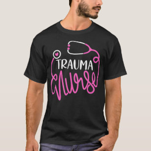 Camiseta Enfermeira de Trauma RN Serviço de Enfermagem de E