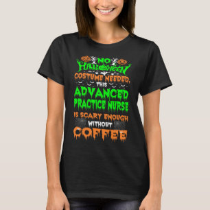 Camiseta Enfermeira de treino avançado do Halloween assusta