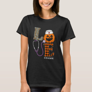 Camiseta Enfermeira de Triagem do Amor Enfermeira Leopard P
