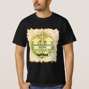 Camiseta Enfermeira de UR Caduceu de Ouro