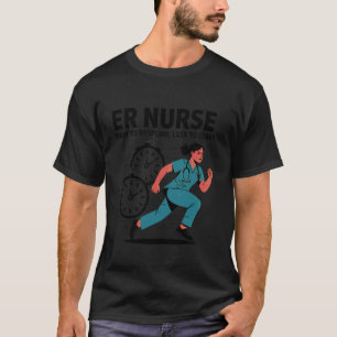 Camiseta Enfermeira de Urgência Enfermagem de Emergência Em