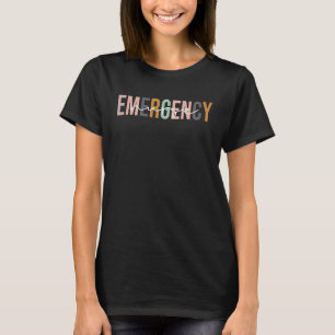 Camiseta Enfermeira de urgência Enfermeira de sala de emerg